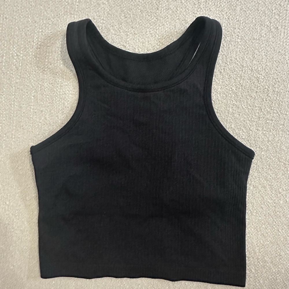 Lululemon Ebb to Street Cropped Racerback Tank